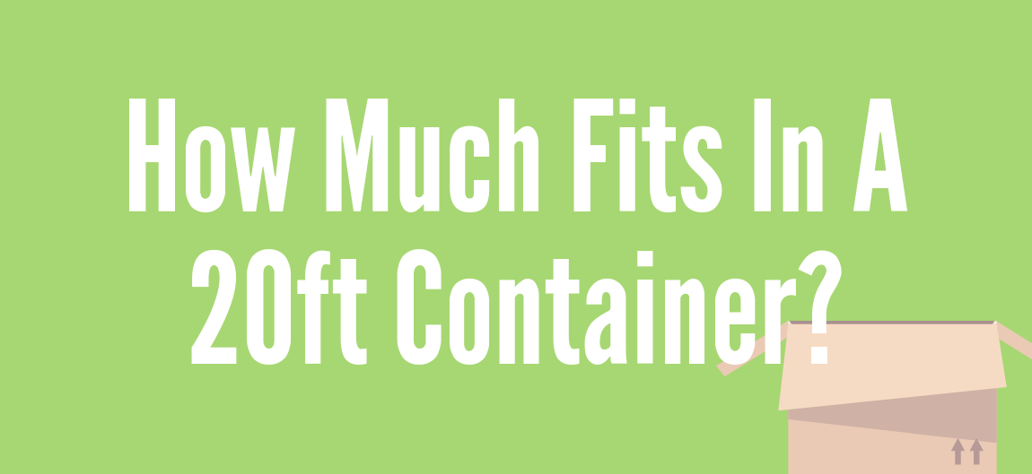How much fits in a shipping container?