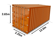 luister In beweging tand Shipping Containers Sizes 🛳️ Which size do I need? 40ft Container, 20ft? -  Dimensions, cbm, how many | Shippo-LCL Shipping UK China