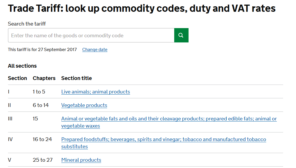 Trade Tariff website screenshot for article on what is anti dumping duty