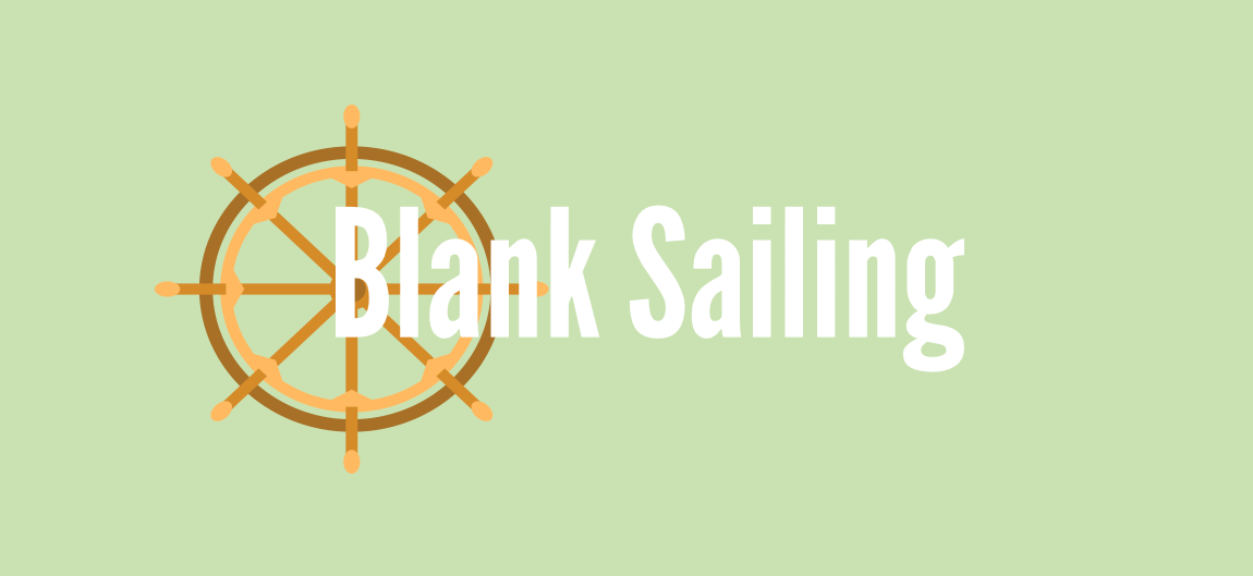 blank sailing explained blog header image