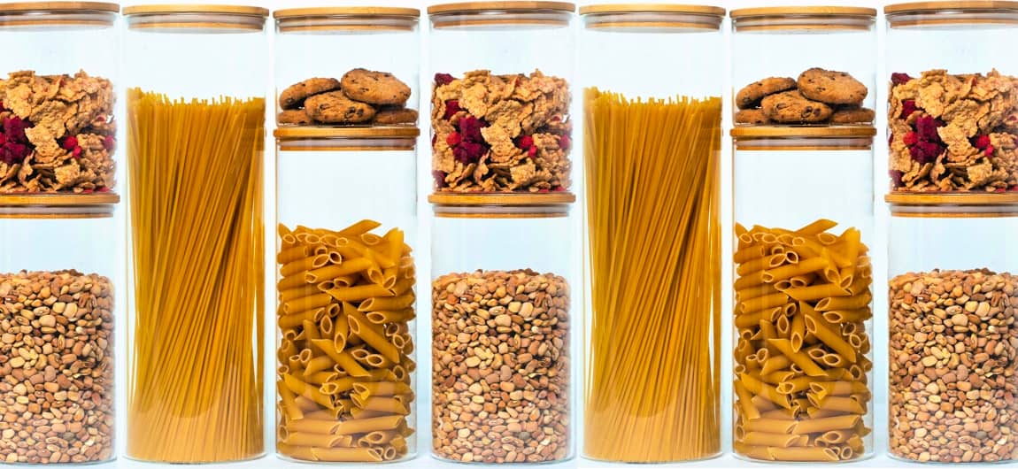 image of pasta jars that our customer is selling on amazon