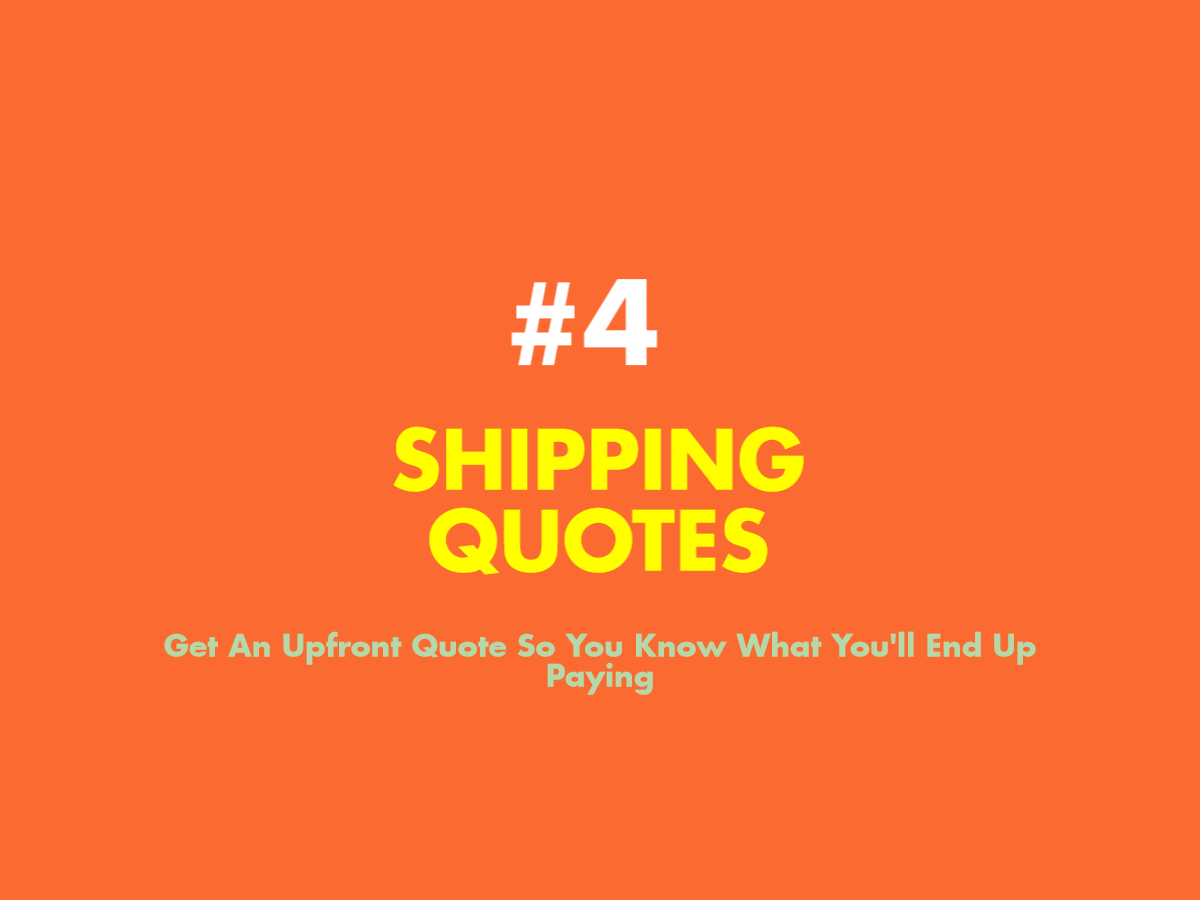 Shipping quotes